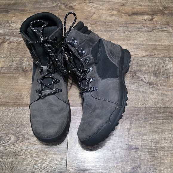Sorel Leather WP Charcoal Lace-Up Boots Men Size 13 main image 11